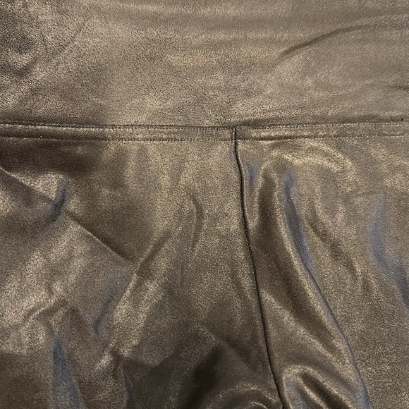 Spanx black faux leather legging. Size S. No flaws. - Picture 2 of 3